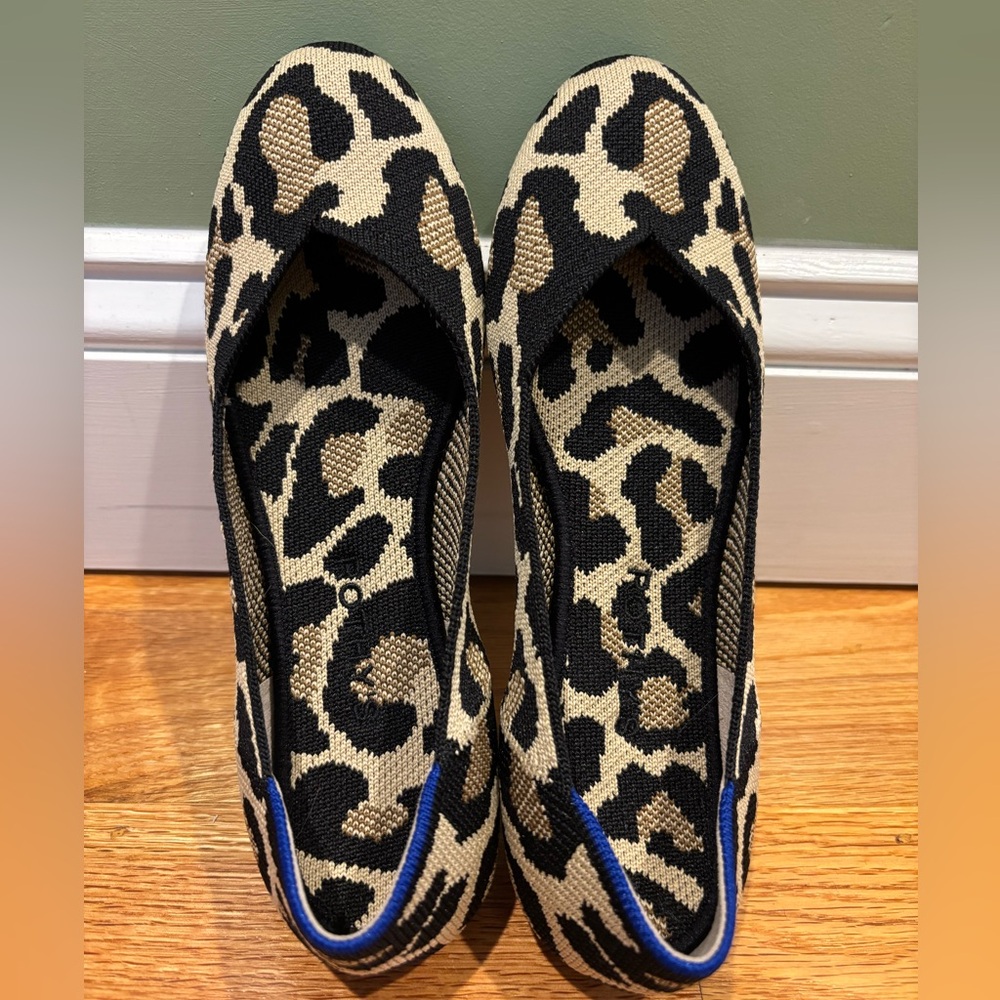 Rothy’s Leopard Print Women's Flats Sz 7.5